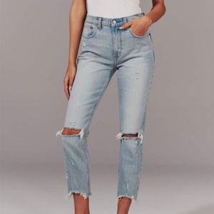 Abercrombie High Rise Mom Jeans
